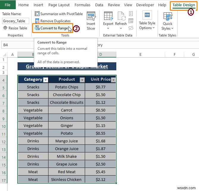 [Fix:] Excel Unable to Merge Cells in Table