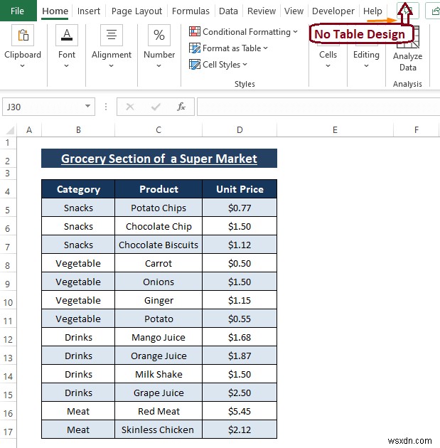 [Fix:] Excel Unable to Merge Cells in Table