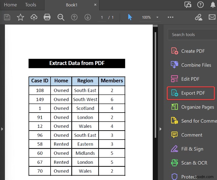 How to Extract Data from PDF to Excel (4 Suitable Ways)