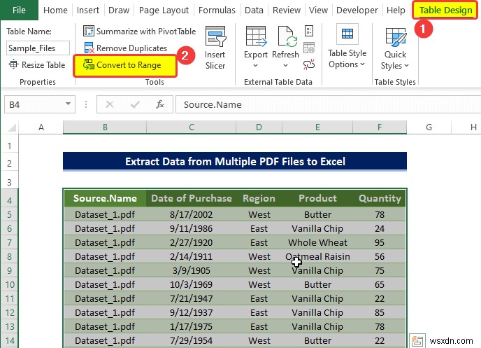How to Extract Data from Multiple PDF Files to Excel (3 Suitable Ways)
