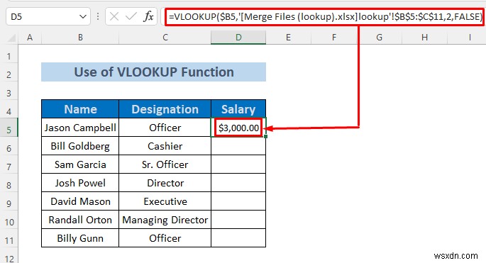 How to Merge Excel Files Based on Column (3 Methods)