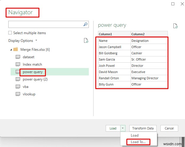 How to Merge Excel Files Based on Column (3 Methods)