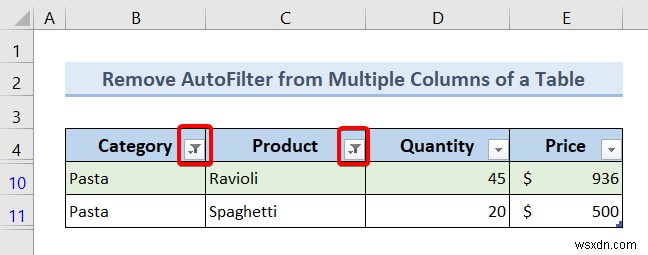 Excel VBA: Remove AutoFilter If It Exists (7 Examples)