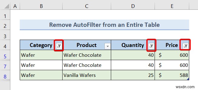Excel VBA: Remove AutoFilter If It Exists (7 Examples)
