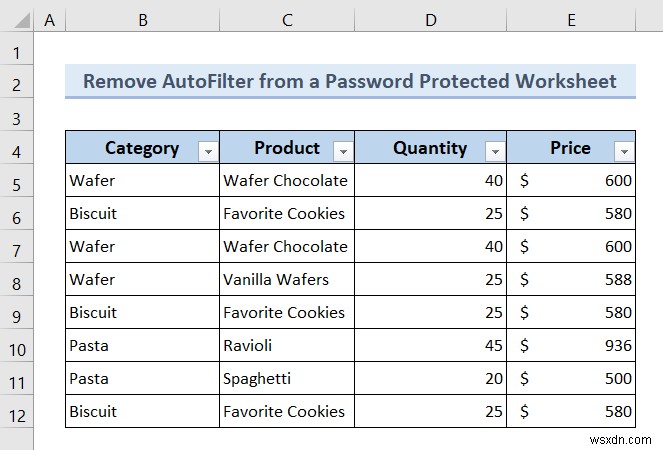 Excel VBA: Remove AutoFilter If It Exists (7 Examples)