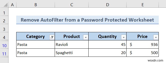 Excel VBA: Remove AutoFilter If It Exists (7 Examples)