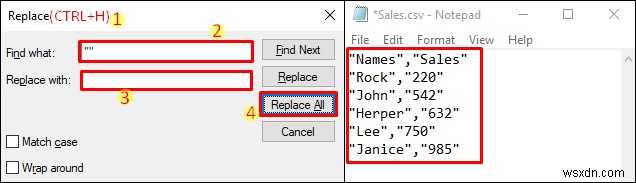 Save Excel as CSV with Double Quotes (3 Simplest Methods)