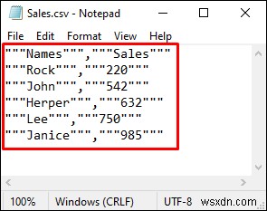 Save Excel as CSV with Double Quotes (3 Simplest Methods)
