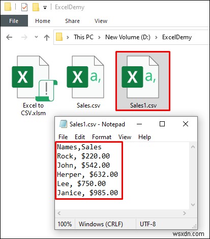 Save Excel as CSV with Double Quotes (3 Simplest Methods)