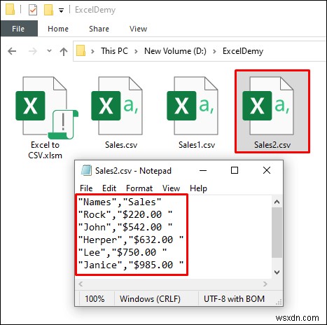 Save Excel as CSV with Double Quotes (3 Simplest Methods)