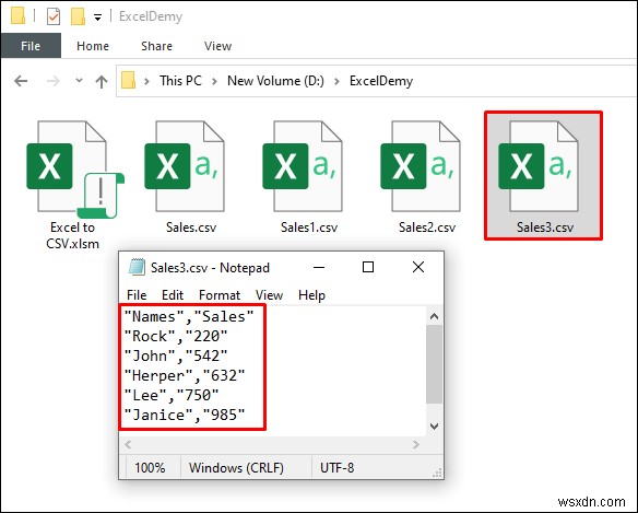 Save Excel as CSV with Double Quotes (3 Simplest Methods)