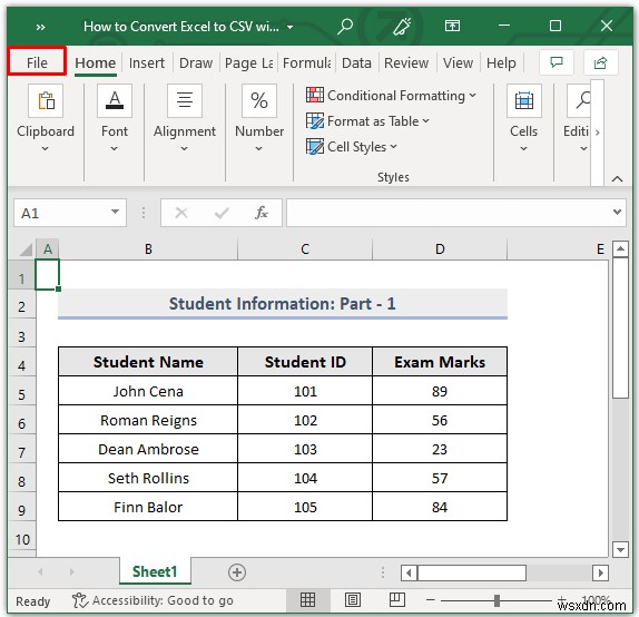 How to Convert Excel to CSV without Opening (4 Easy Methods)
