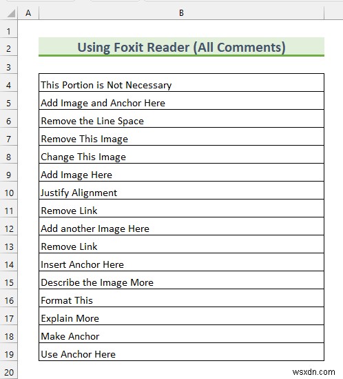How to Export PDF Comments into an Excel Spreadsheet (3 Quick Tricks)
