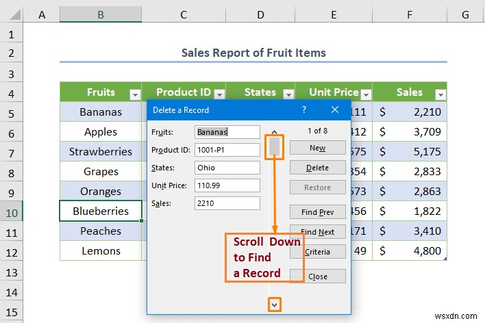 How to Create a Database with Form in Excel