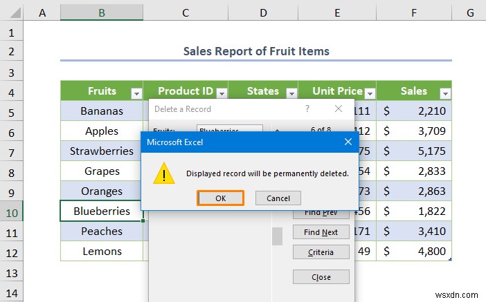 How to Create a Database with Form in Excel