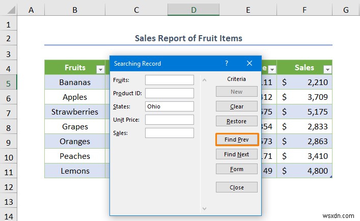 How to Create a Database with Form in Excel