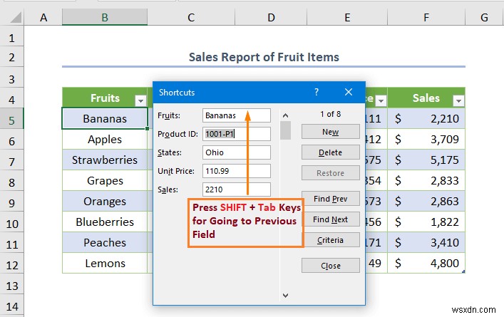 How to Create a Database with Form in Excel
