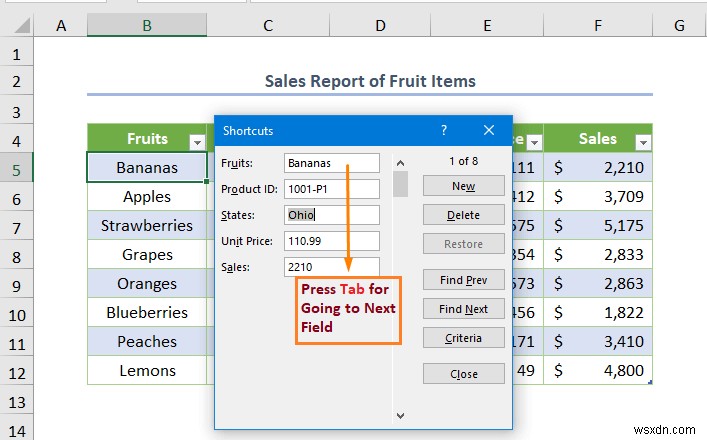 How to Create a Database with Form in Excel
