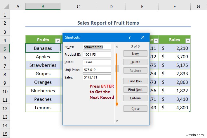 How to Create a Database with Form in Excel
