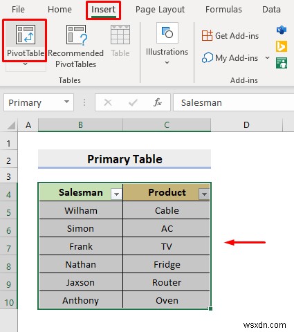 How to Create a Relational Database in Excel (With Easy Steps)