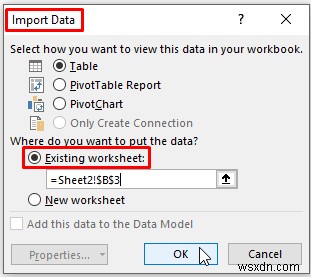 How to Import CSV into Existing Sheet in Excel (5 Methods)