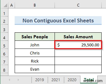 3D Reference Not Working in Excel (3 Reasons & Solutions)