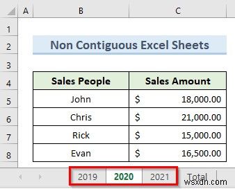 3D Reference Not Working in Excel (3 Reasons & Solutions)