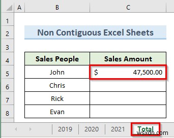 3D Reference Not Working in Excel (3 Reasons & Solutions)