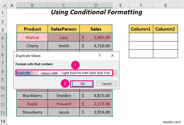 How to Transpose Duplicate Rows to Columns in Excel (4 Ways)