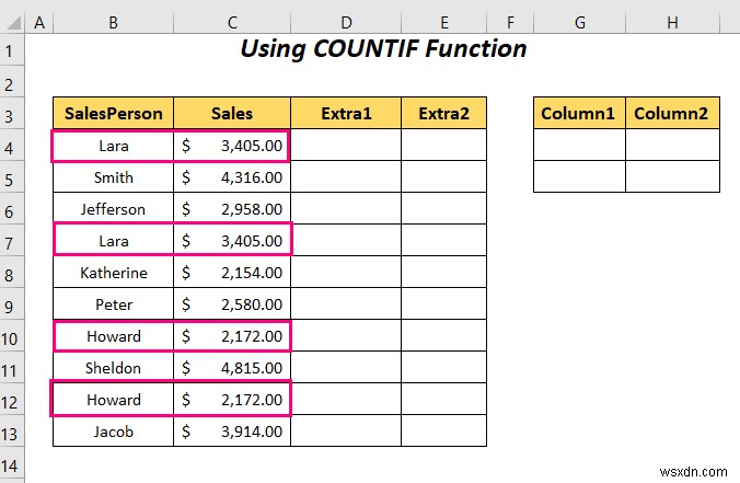 How to Transpose Duplicate Rows to Columns in Excel (4 Ways)