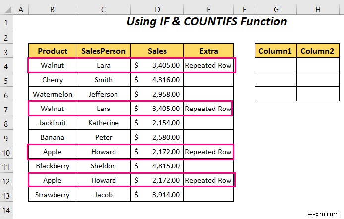 How to Transpose Duplicate Rows to Columns in Excel (4 Ways)