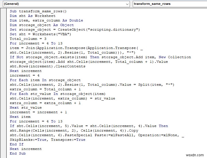 How to Transpose Duplicate Rows to Columns in Excel (4 Ways)
