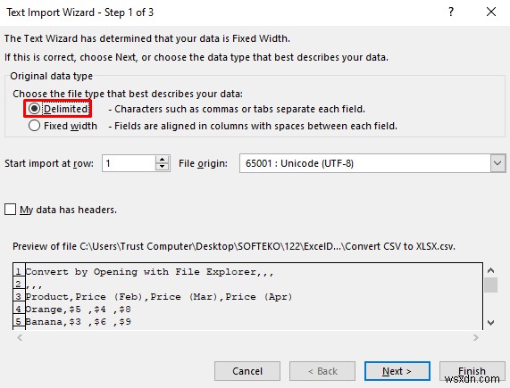 How to Convert CSV to XLSX (4 Quick Methods)