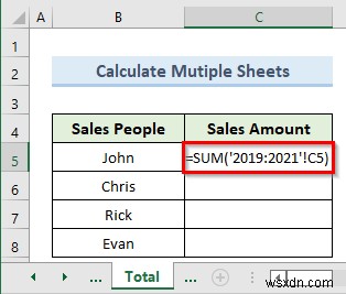 What Is a 3D Reference in Excel (With 2 Suitable Uses)