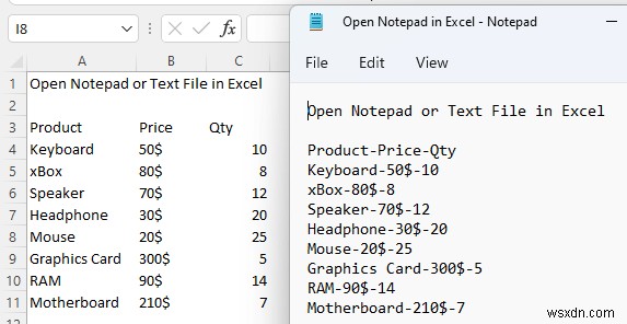 How to Open Notepad or Text File in Excel with Columns (3 Easy Methods)