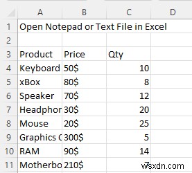 How to Open Notepad or Text File in Excel with Columns (3 Easy Methods)