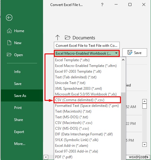 How to Convert Excel File to Text File with Comma Delimited (3 Methods)
