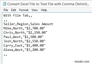 How to Convert Excel File to Text File with Comma Delimited (3 Methods)