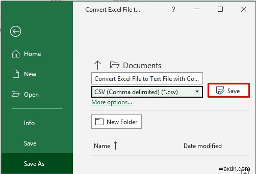 How to Convert Excel File to Text File with Comma Delimited (3 Methods)