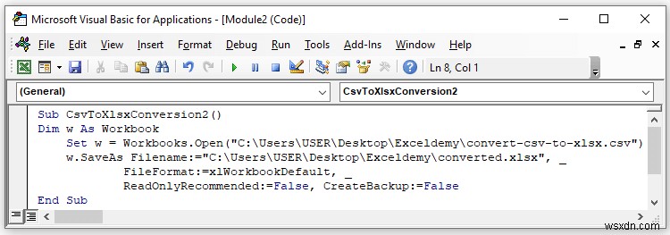 How to Convert CSV to XLSX without Opening (5 Easy Methods)
