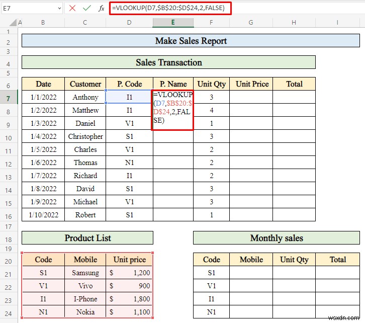 How to Make Sales Report in Excel (with Easy Steps)