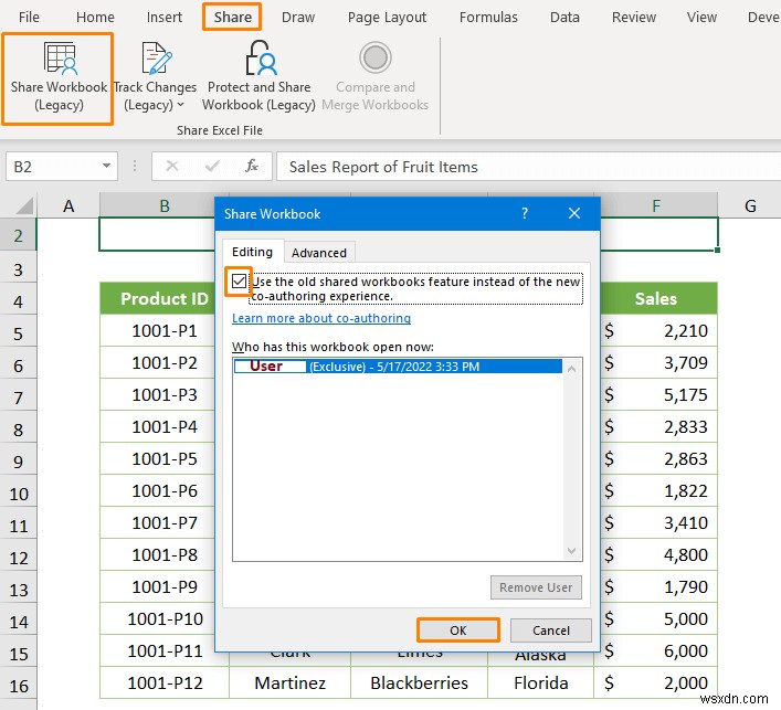 How to Share Excel File for Multiple Users