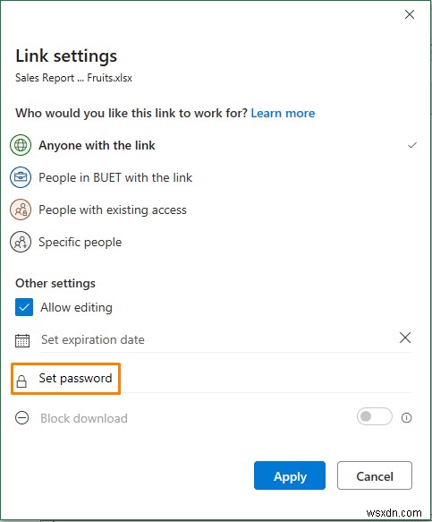 How to Share Excel File for Multiple Users