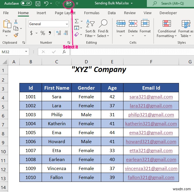 How to Send Bulk Email from Outlook Using Excel (3 Ways)