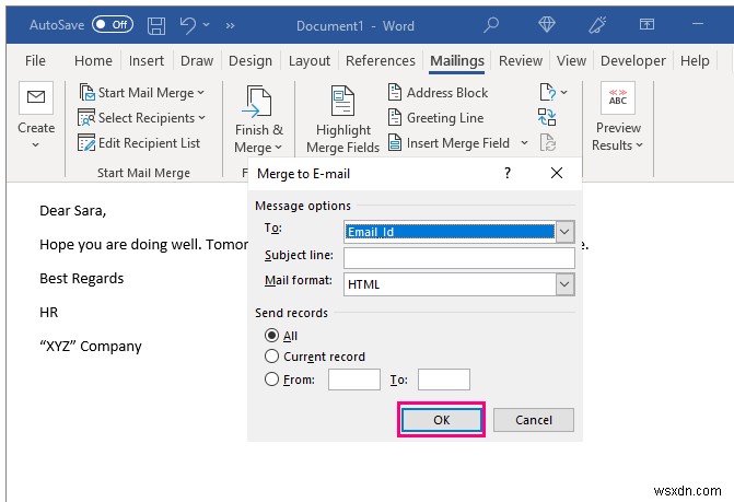 How to Send Bulk Email from Outlook Using Excel (3 Ways)