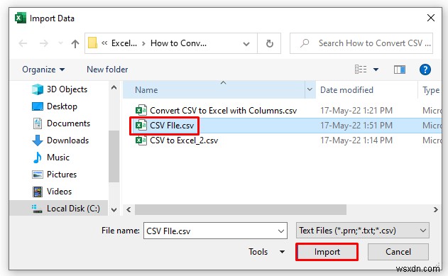 How to Convert CSV to Excel with Columns (5 Methods)