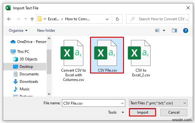 How to Convert CSV to Excel with Columns (5 Methods)