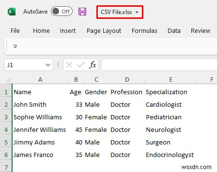 How to Convert CSV to Excel with Columns (5 Methods)