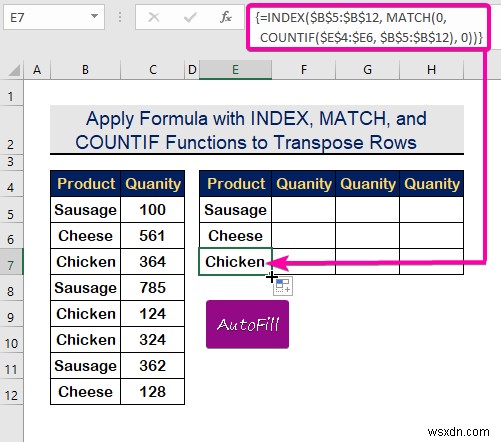 How to Transpose Rows to Columns Based on Criteria in Excel (2 Ways)