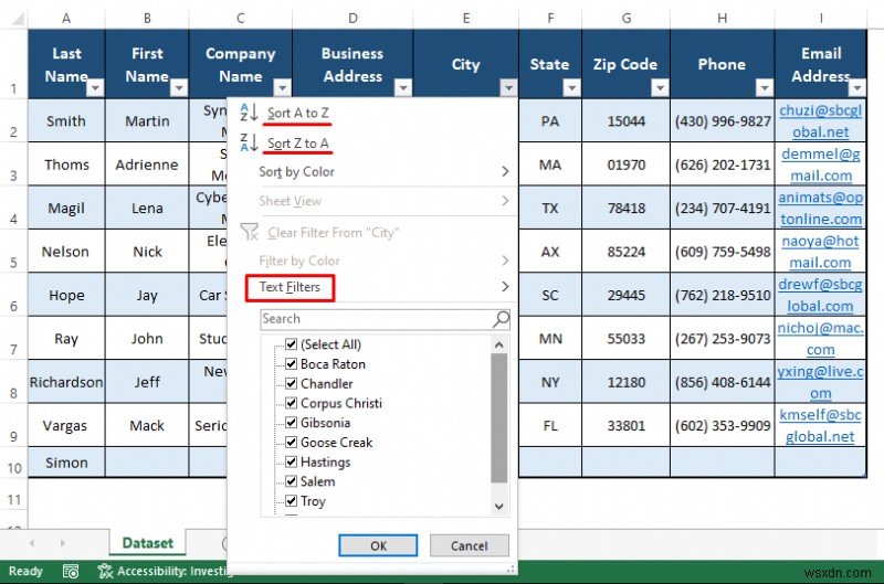 How to Maintain Customer Database in Excel